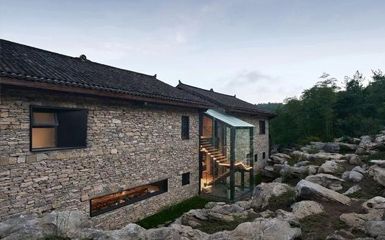 南岔湾·石屋部落民宿，湖北/建筑设计