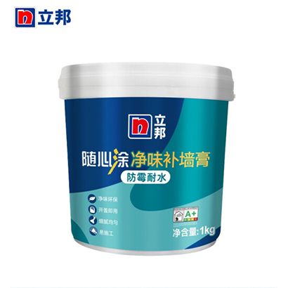 立邦 补墙膏防霉修补膏随心涂墙面裂缝修补膏耐水腻子粉膏 防霉耐水型 1kg