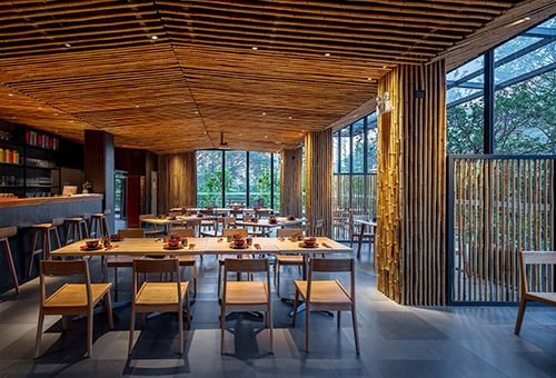 藏有2070根竹子的璞驿酒店,广东/建筑