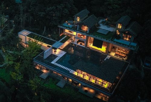 青城山青暇山居民宿，重庆/建筑