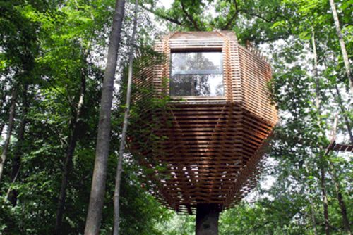 ORIGIN tree house Hotel，法国/建筑设计