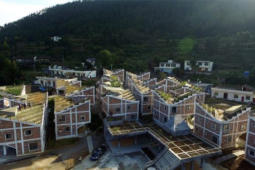 金台村重建项目,四川/建筑