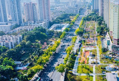 上步绿廊公园带设计,深圳/景观设计