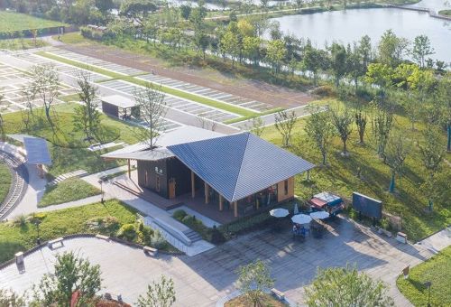 富阳·阳陂湖湿地接待中心, 浙江/建筑