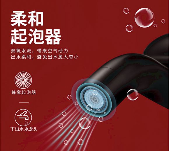 埃美柯（AMICO)精铜增压淋浴黑色花洒喷头手持套装家用高压多功能大顶喷淋浴器 磨砂黑YG620F