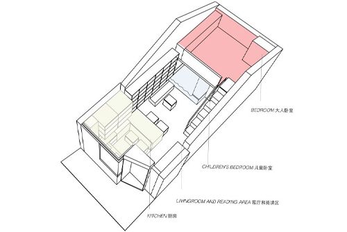 东罗圈胡同12平米白色迷你别墅,北京/室内