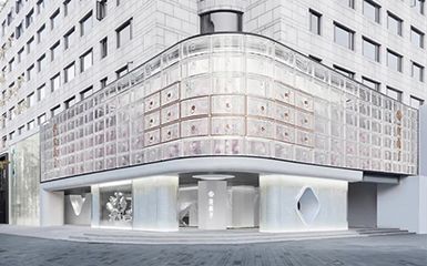 花西子全球首家旗舰店:东方美学,浙江/室内