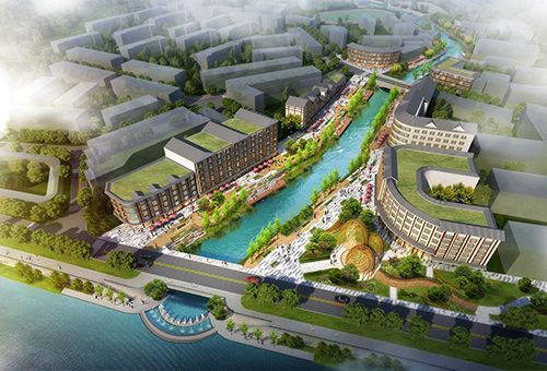 淯江河(碧玉溪)综合治理项目,宜宾/景观