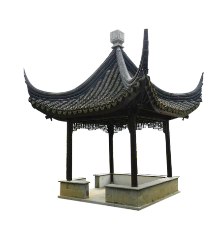 仿古凉亭户外古建四角常规亭庭院别墅木屋长廊