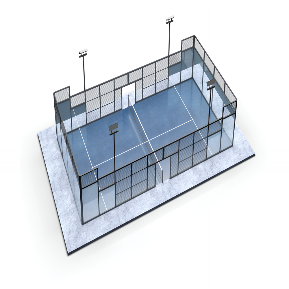 板式网球场护栏  padel count