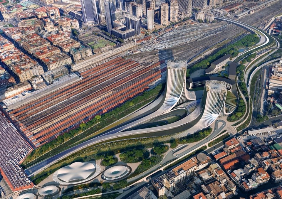 “那不勒斯东门户”总体规划方案 / Zaha Hadid Architects