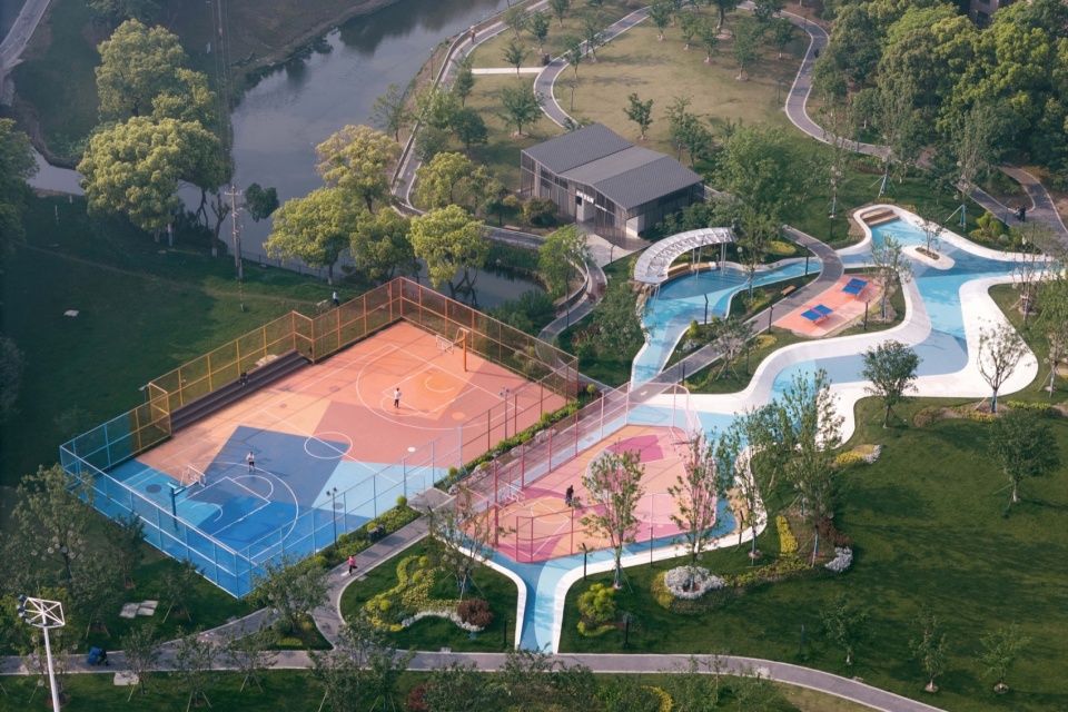 花桥青年城市公园,江苏苏州 / SoBA