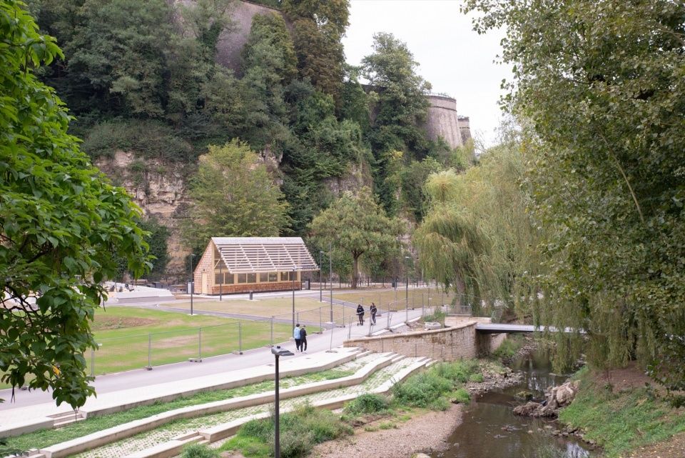 Pétrusse公园零售亭,卢森堡 / New Architekten