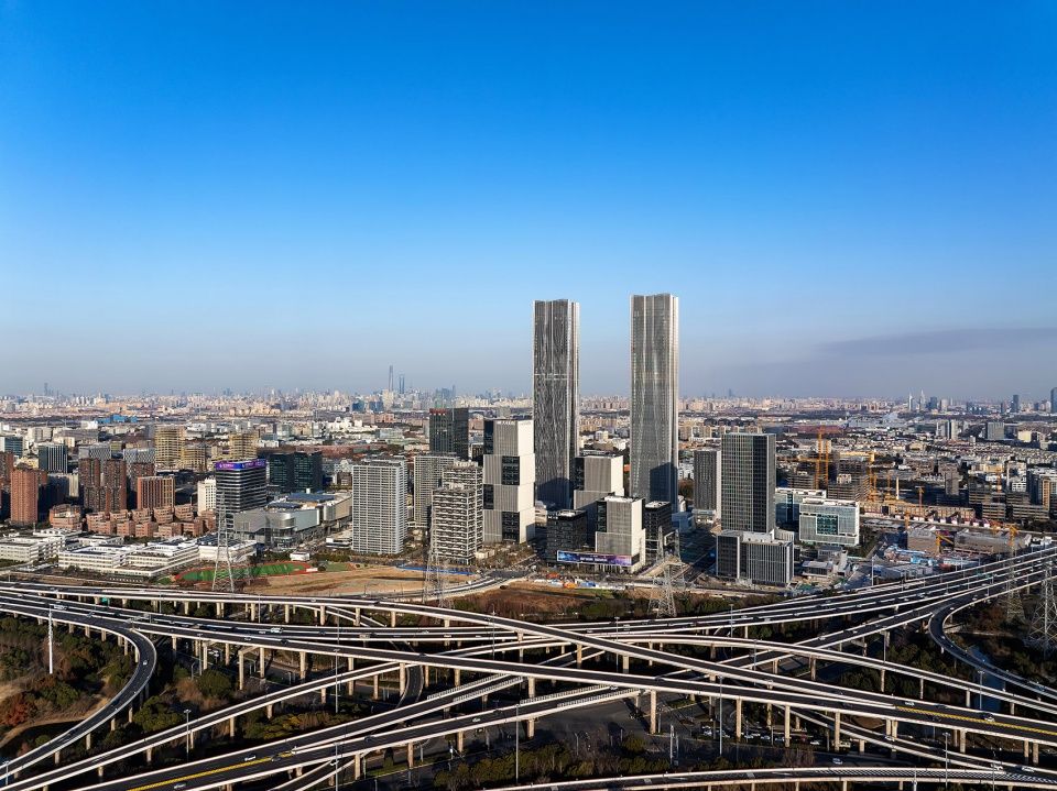 张江科学之门双塔,上海 / Gensler