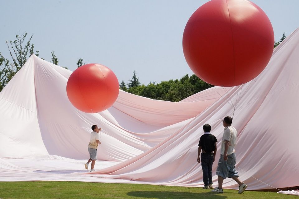 游乐场Playground互动体验户外装置,扬州 / 思和朋友们