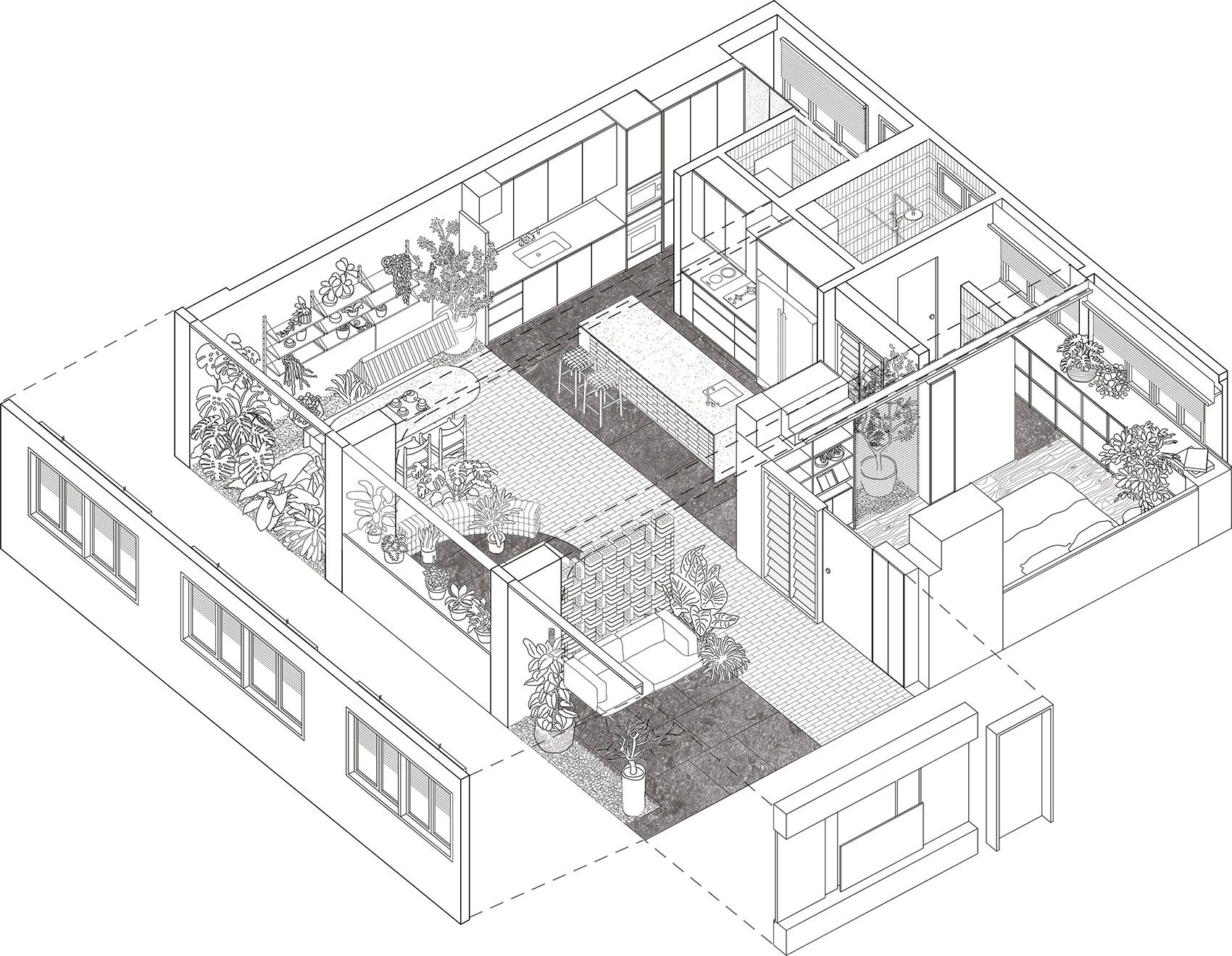 公园里的家，新加坡 / L Architects