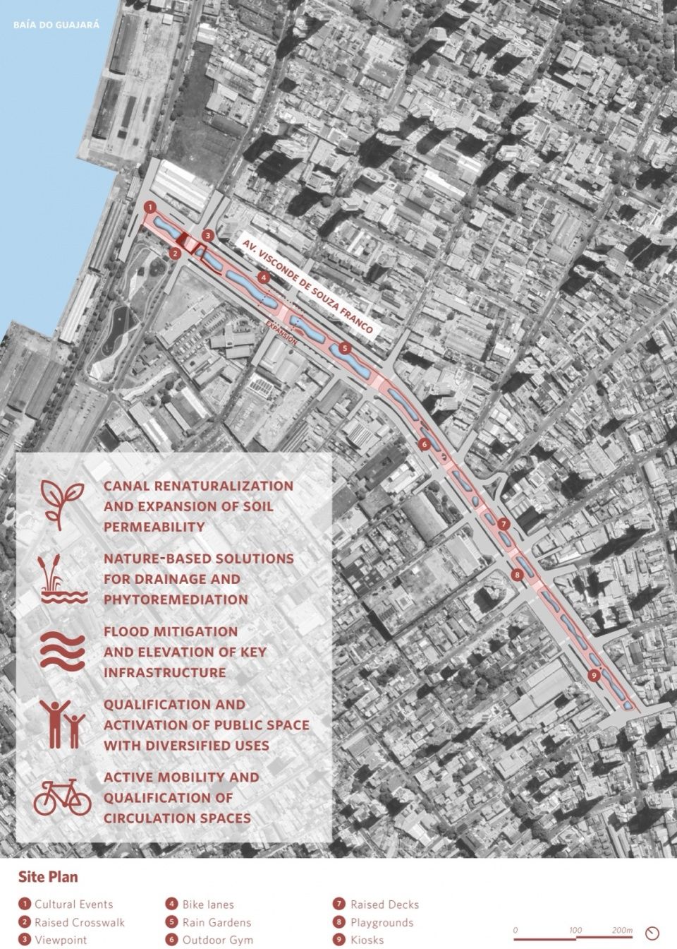 Doca线性公园,巴西 / Natureza Urbana