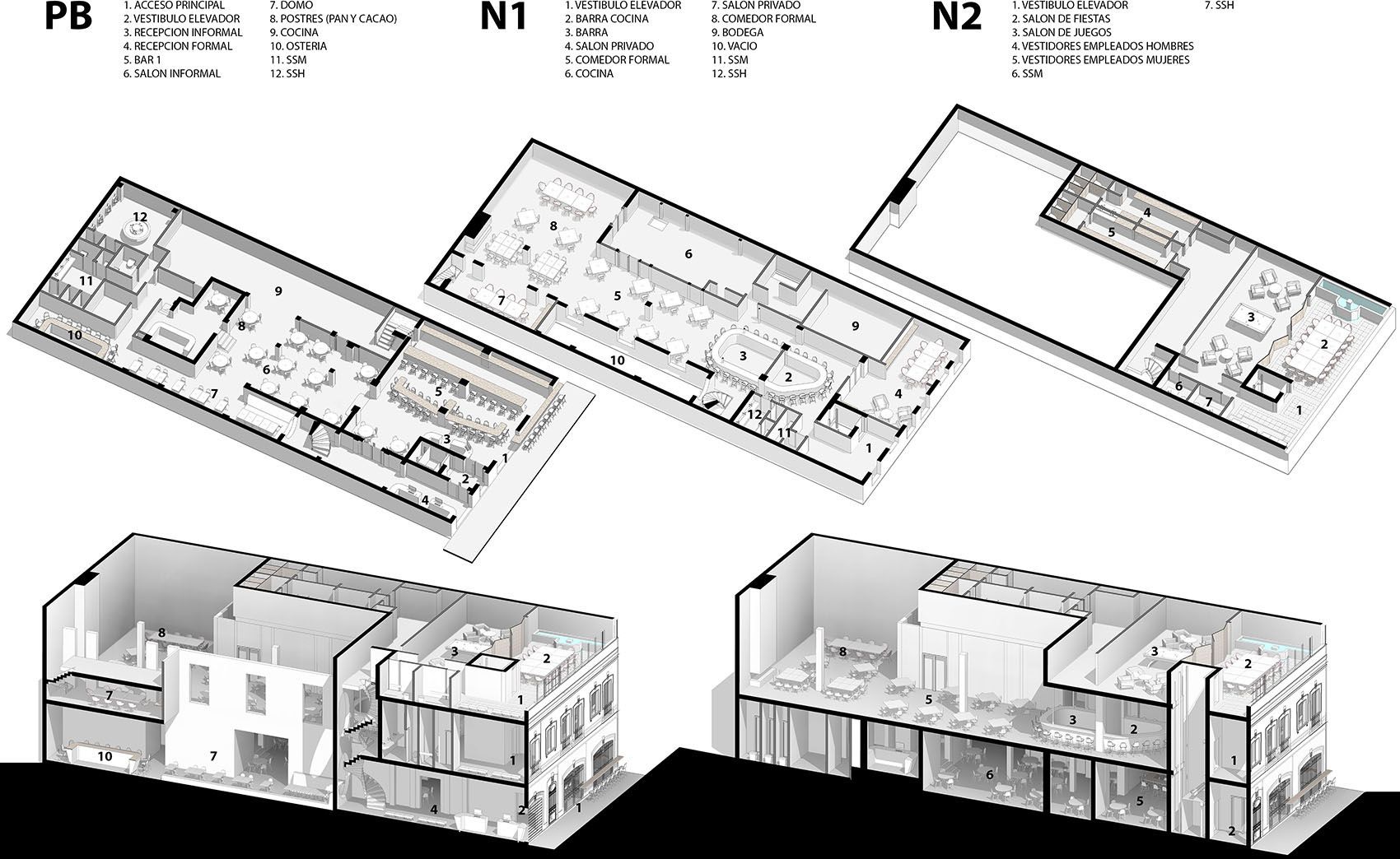 Fónico & Rayo餐厅与酒吧，墨西哥 / FGP Atelier