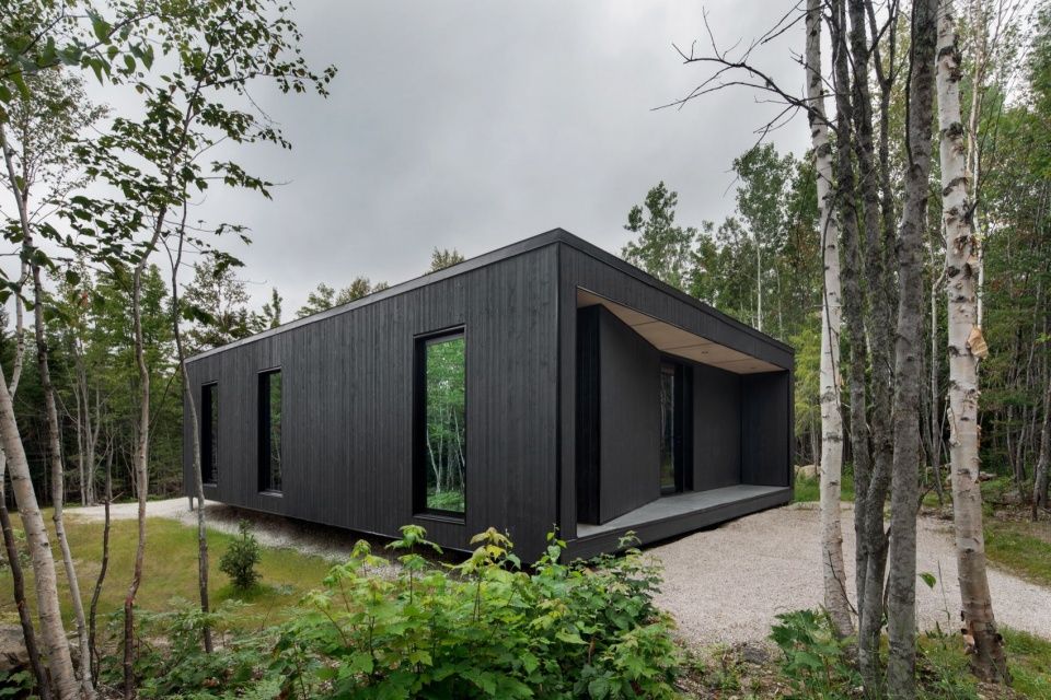 Forest Glamp & Reflection木屋,加拿大 / Bourgeois / Lechasseur architectes
