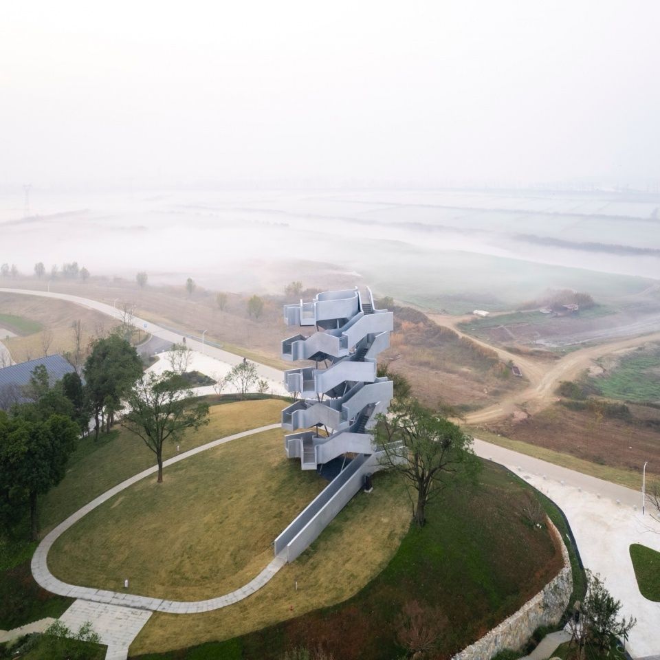 武汉沉湖鸟类迁徙观测塔,湖北 / 相南建筑事务所