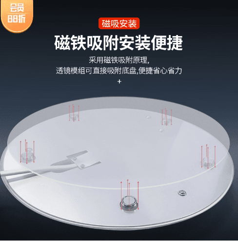 led模组光源吸顶灯替换光源板圆形改造灯板改装吸顶灯芯家用灯贴