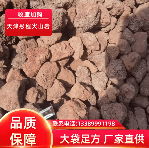 应火山石红色火山岩园林绿化污水处理 火山岩多孔透气多肉栽培