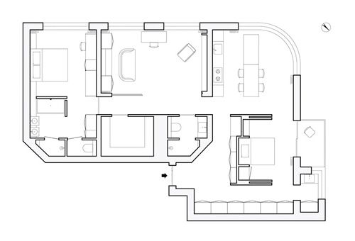 Chaoyang apartment – 朝阳公寓，北京/室内设计