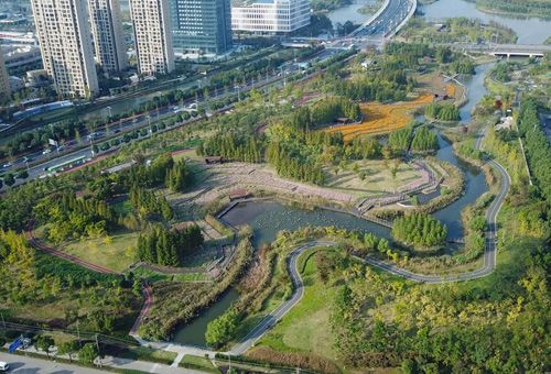 东部新城生态走廊（三期），宁波/景观