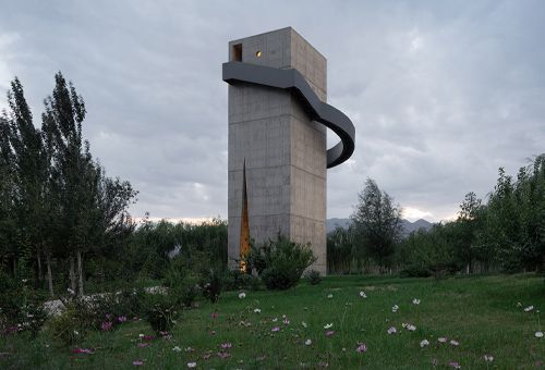 贺兰山下 美贺之塔，银川 / 建筑