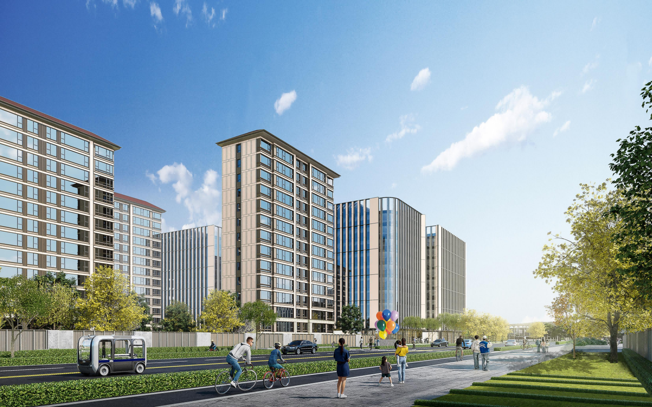 中绿雄安投资有限公司雄安新区滨水商业商务区 XACR-2022-025 地块项目，河北/规划
