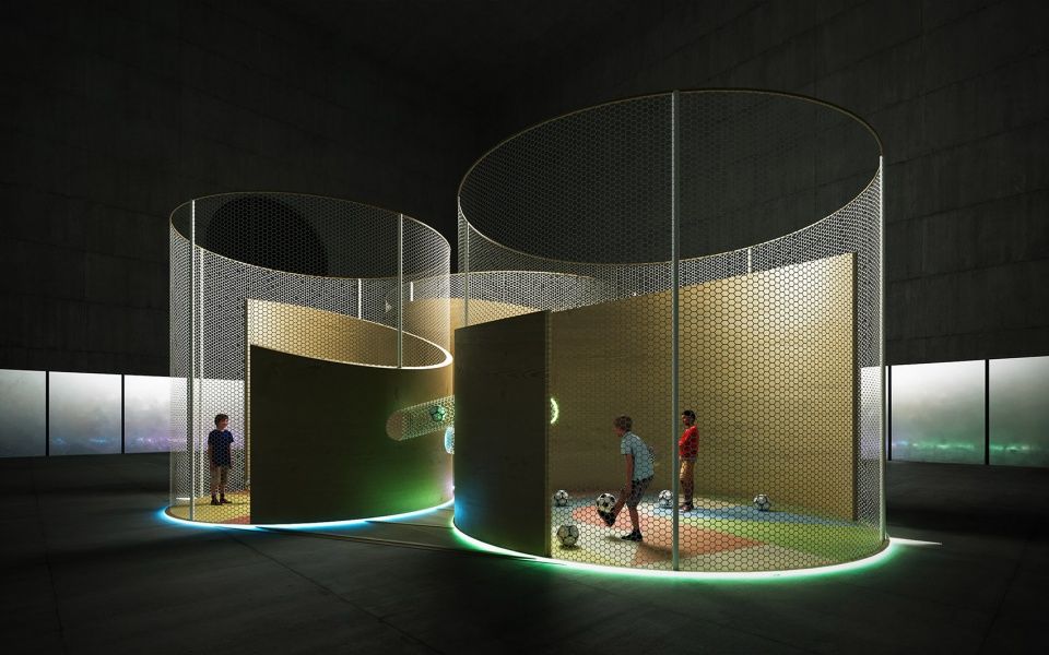The Playmaker装置，英国 / Stefano Boeri Architetti