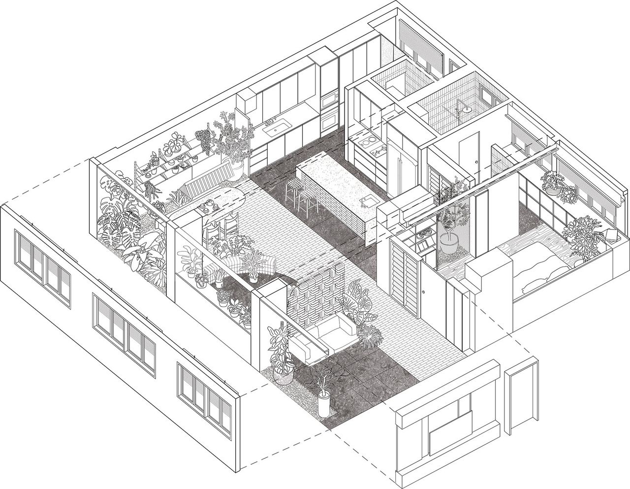 公园里的家，新加坡 / L Architects